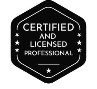 certified and licensed professional